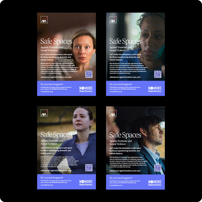 Safe Spaces A4 poster on economic abuse