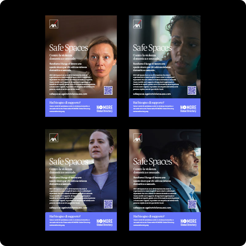 Safe Spaces A4 poster on economic abuse