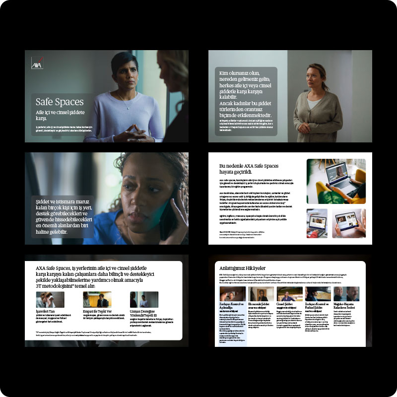 Safe Spaces internal presentation